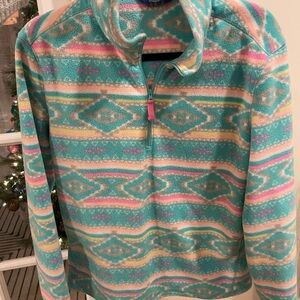 Chubbies Aztec fleece quarter zip Pullover